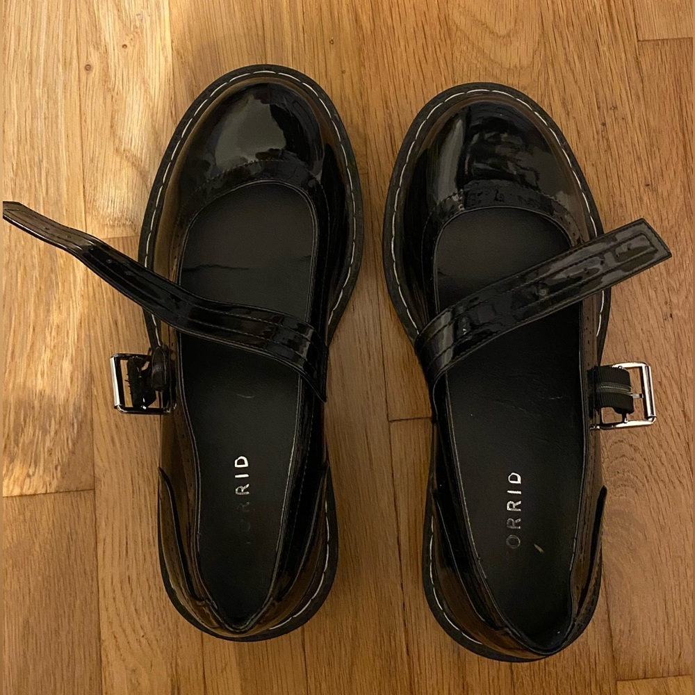 Black Patent Leather Mary Janes